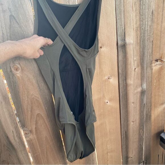 Zimmermann one piece khaki bathing suit size 6 US - Picture 7 of 9